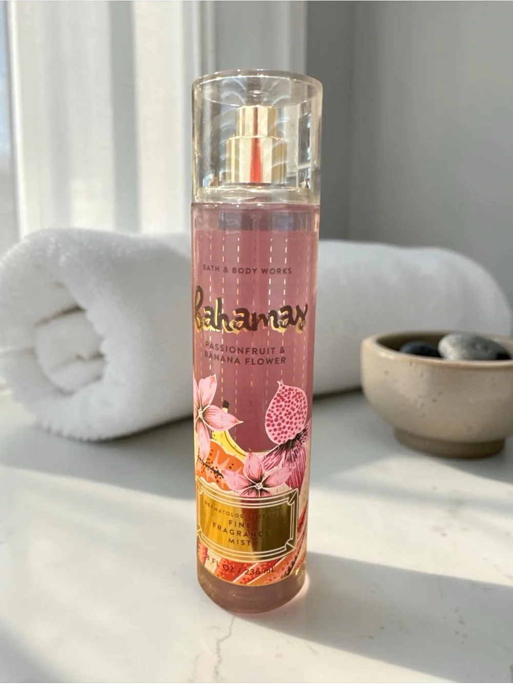 NWT Bath & Body Works Bahamas Passionfruit & Banana Flower Body Care Set